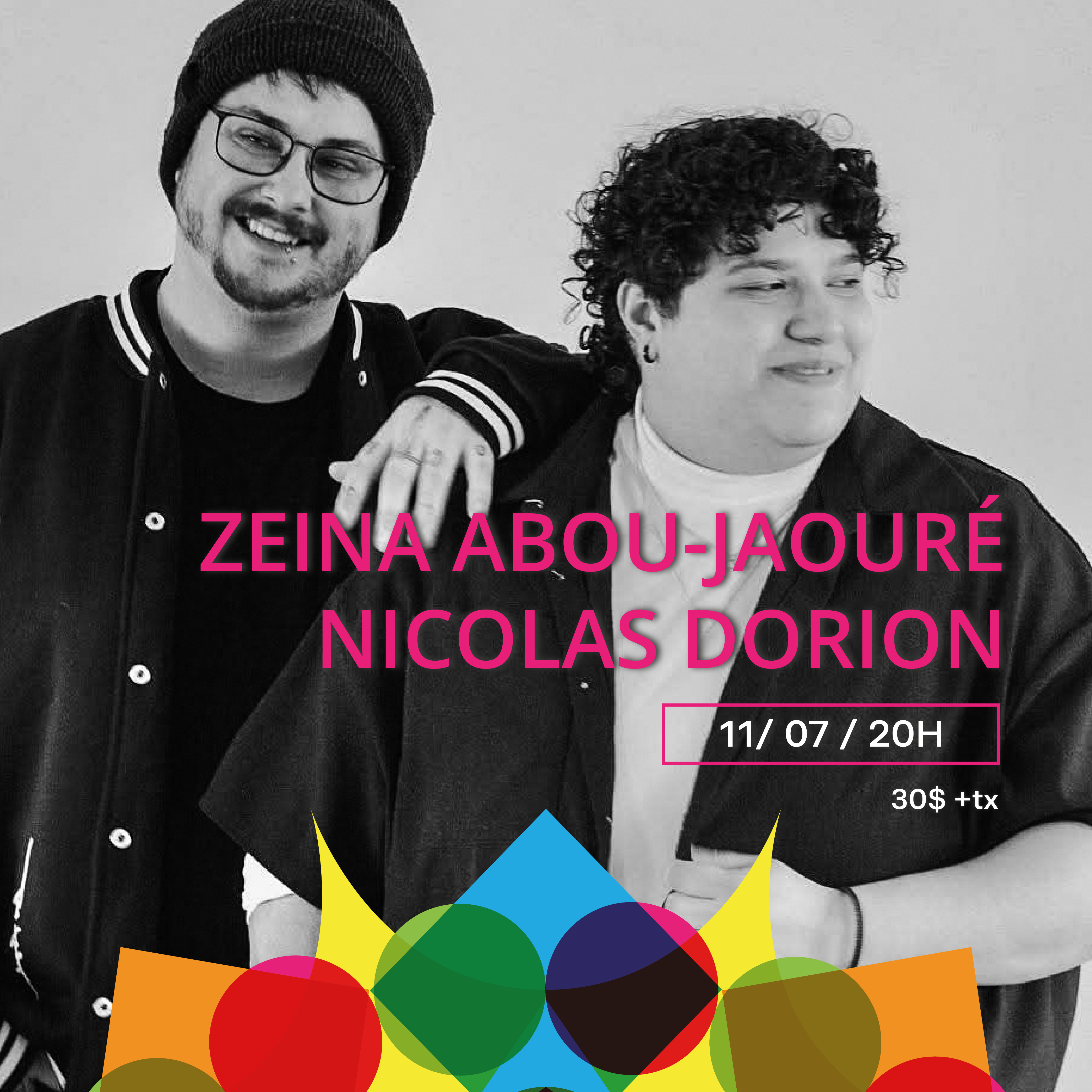Nicolas Dorion et Zeina Abou-Jaouré